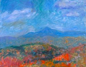 Blue Ridge Parkway Artist is Back to Oils and Why They Say That...