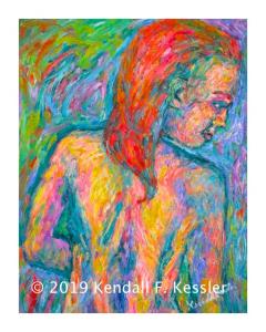 Blue Ridge Parkway Artist is Pleased with Latest Nude Painting and  Again with the Pet Rock...