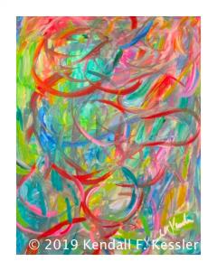 Blue Ridge Parkway Artist is Working Away and They don
