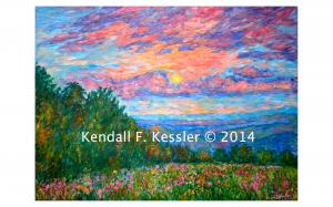 Blue Ridge Parkway Artist is still watching paint dry and Why not Blow them a Kiss...