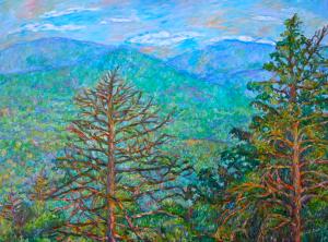 Blue Ridge Parkway Artist Lost March and Watching him sleep...