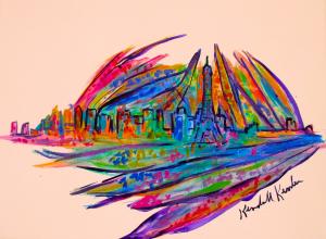 Blue Ridge Parkway Artist Presents New Skyline Painting and What is Wrong with Zippy...