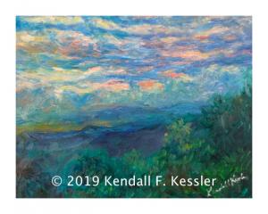 Blue Ridge Parkway Artist Finished Latest Blue Ridge painting  and Still Time to Vote for my Work