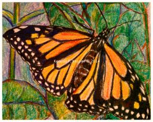 Blue Ridge Parkway Artist  Presents Expressive Butterfly Painting Demonstration