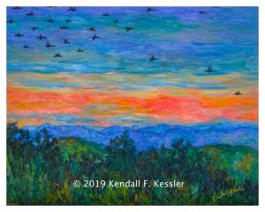 Blue Ridge Parkway Artist is Pleased to present a new Mountain painting...