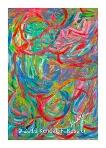 Blue Ridge Parkway Artist is Pleased to Begin Final Center of my Mind painting...