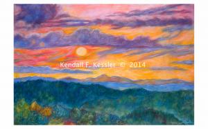 Blue Ridge Parkway Artist is Pleased to begin a Skyline Beauty commission and No Shortage of Nuts...