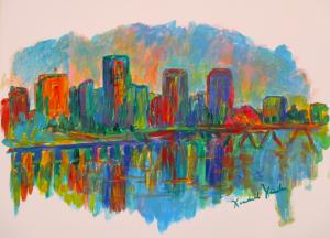 Blue Ridge Parkway Artist is Pleased to Sell another print of Richmond on the James and Chapter One of Memoirs...
