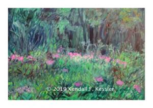 Blue Ridge Parkway Artist is on the Wildflower Path and Where is the Cup...