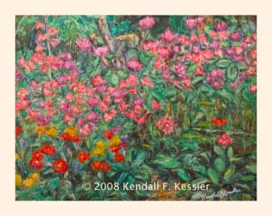 Blue Ridge Parkway Artist is Excited about New Wildflower painting and Wind it Up...