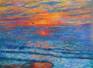 Blue Ridge Parkway Artist is Pleased to sell Pawleys Island Sunrise in the Sand and The Mouse Reformed itself