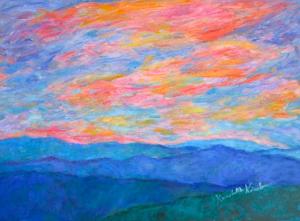 Blue Ridge Parkway Artist Presents Latest painting and How to Line Dance...