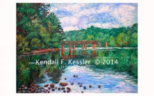 Blue Ridge Parkway Artist is up to her Elbows in Oil Paint and Pet Rock Opinions....