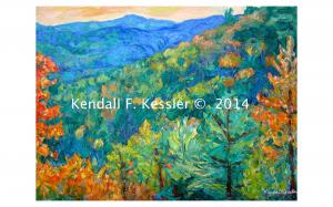 Blue Ridge Parkway Artist is Pleased to Sell More Blue Ridge painting Prints and No White House for You...