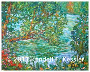 Blue Ridge Parkway Artist is Looking out the Window