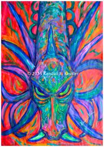 Blue Ridge Parkway Artist, Dragon painting about done, and VSO Foray...