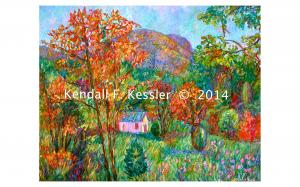 Blue Ridge Parkway Artist is Happy about the Roof and Trying to get some ZZZZs...