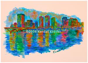 Blue Ridge Parkway Artist is Pleased to Sell a Print of Richmond Ripples and The Automated Cup...