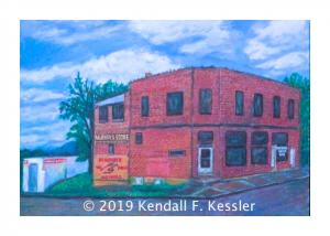 Blue Ridge Parkway Artist is Pleased with Latest Commission and Maybe a Roof is next...