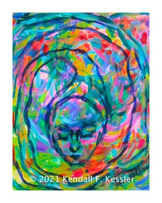 Blue Ridge Parkway Artist is Arm Wrestling another Painting and Going Where?
