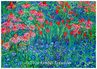 Blue Ridge Parkway Artist is Back to the Mountains and Trekking Through the Tulips...