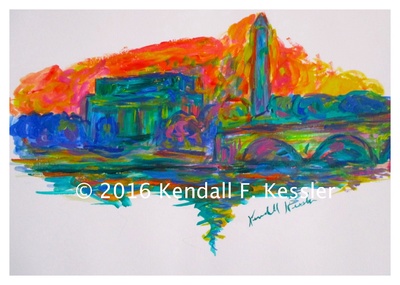 Blue Ridge Parkway Artist is Excited about Latest Painting