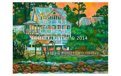 Blue Ridge Parkway Artist is Listening to Classical Music and Under the Coat...