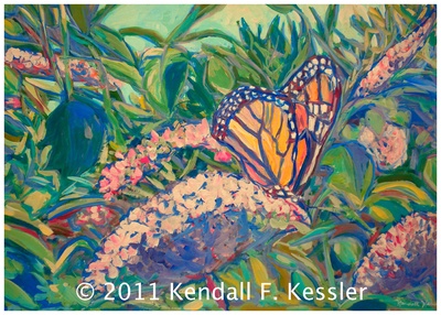 Blue Ridge Parkway Artist  is Mulling over Latest Painting...