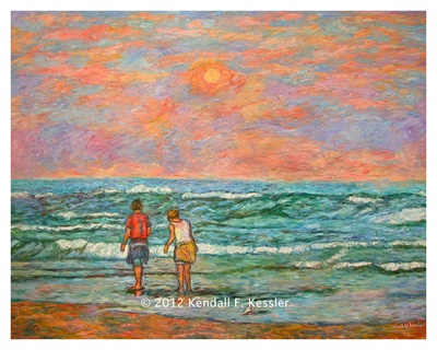 Blue Ridge Parkway Artist is Pleased to Sell another Isle of Palms  print and If a Llama shows up...