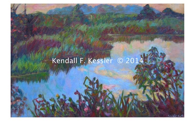 Blue Ridge Parkway Artist is Pleased to Sell another print of Huckleberry Line Trail Rain Pond 