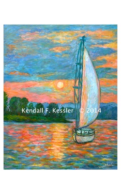Blue Ridge Parkway Artist is Pleased to sell another Print of Most Popular Lake Painting...