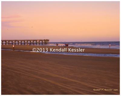 Blue Ridge Parkway Artist  is Pleased to Sell another Print of Rosy Evening at Isle of Palms
