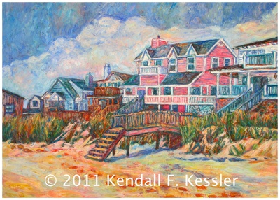 Blue Ridge Parkway Artist is Pleased to Sell more Prints of Popular Pawleys Island Painting and Say Moo...