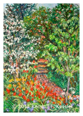 Blue Ridge Parkway Artist  is Pleased with Intense Atmosphere in Latest Floral