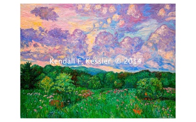 Kendall Kessler is Pleased with Latest Print Sale of Mushroom Clouds