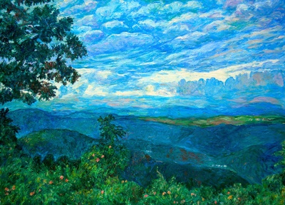 So Pleased to see my Blue Ridge paintings reaching new places