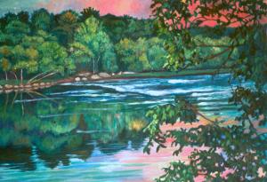 Blue Ridge Parkway Artist is Happy for Her Mountain Man and Look out...