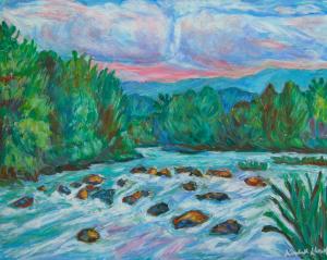 Blue Ridge Parkway is Back to Oils and I am not going to do that...