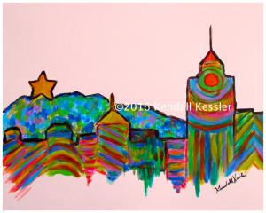 Blue Ridge Parkway Artist is Pleased to sell another Skyline Beauty Print and Better that Way...