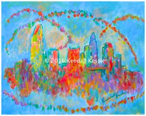 Blue Ridge Parkway Artist is Pleased to sell a print of Charlotte Spiral and Stay Dry...