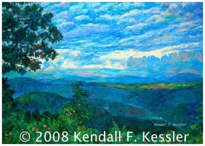 Blue Ridge Parkway Artist is Pleased to Finish Christmas Shopping and Now to the Next Mountain Painting