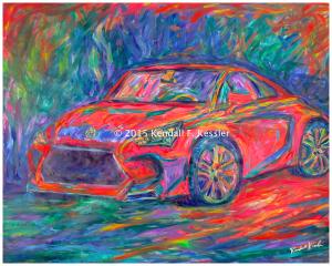 Blue Ridge Parkway Artist is Losing it and Towhee at the Window...