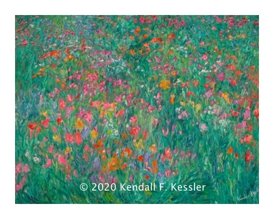 Blue Ridge Parkway Artist is Excited over Latest Wildflower painting and The doors will Close...