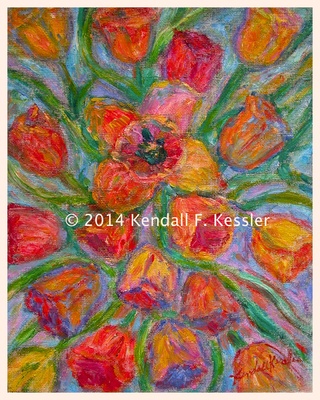 Blue Ridge Parkway Artist  is Pleased to Sell another Floral Painting