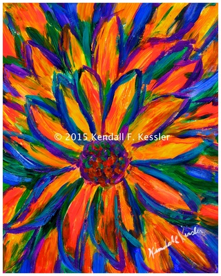 Blue Ridge Parkway Artist is Pleased to sell another print of Sunflower Burst and a Big Groan...