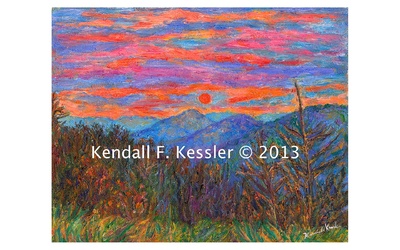 Blue Ridge Parkway Artist Presents Cleaned up Studio and How to Spell Ornery...
